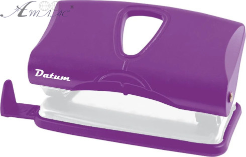 Дырокол 10 л Datum фиолетовый 12 х 6 см 240118 Дырокол 10 л Datum фиолетовый 12 х 6 см 240118