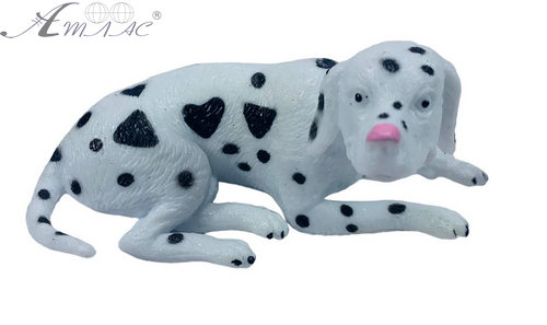 Іграшка Силіконова тягнучка собака Далматин 10см 12224 Іграшка Силіконова тягнучка собака Далматин 10см 12224