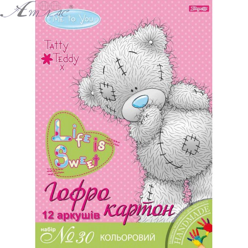 Картон цветной 1В набор № 30 гофрированный А4 12 цветов 950178, 950790 Картон цветной 1В набор № 30 гофрированный А4 12 цветов 950178, 950790