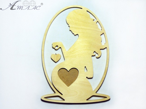 Дерев'яна Фоторамка УЗД 20 х 30 см 0655