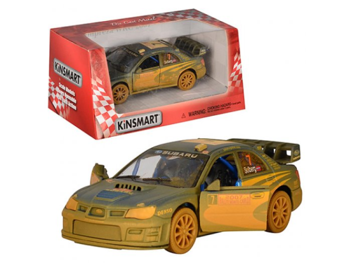 Машинка Kinsmart Subaru Impreza WRC 2007 спорт, грязь  KT5328WY