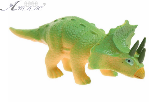 Іграшка силіконова антистрес, динозавр зелений 17 см  09713