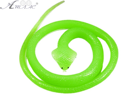 Іграшка силіконова антистрес Змія Кобра салатова  05455