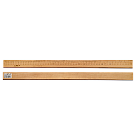 Лінійка Дерев'яна 50 см надрукована зі штрих-кодом AS-0656, К-4054