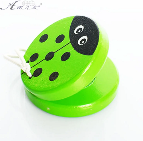 Игрушка Кастаньеты детские деревянные 5 см  0698