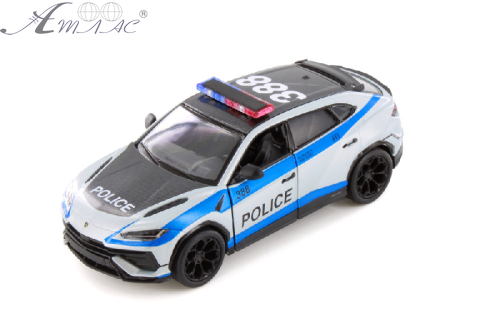 Машинка Kinsmart Lamborghini Urus Performante Police металл инерционная  KT5447WPR