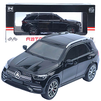 Машинка Автоэксперт Mercedes-Benz GLE V167 черная 20см двери свет звук  9775-15