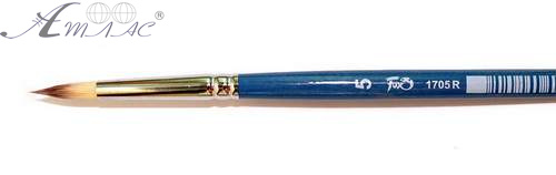 Пензлик синтетика Кругла № 5 художня  1705R 5 фото 2