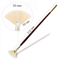 Пензлик щетина Віяловий KOLOS №  8  6007