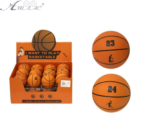 Игрушка Мяч попрыгунчик 6см. Баскетбольный  13914