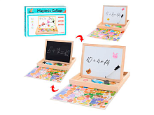 Іграшка Дерев'яна Магнітна Дошка з пазлами 30 х 24 см  MD2913