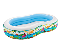 Басейн Intex овальний 2 кільця 262*160*46см  56490