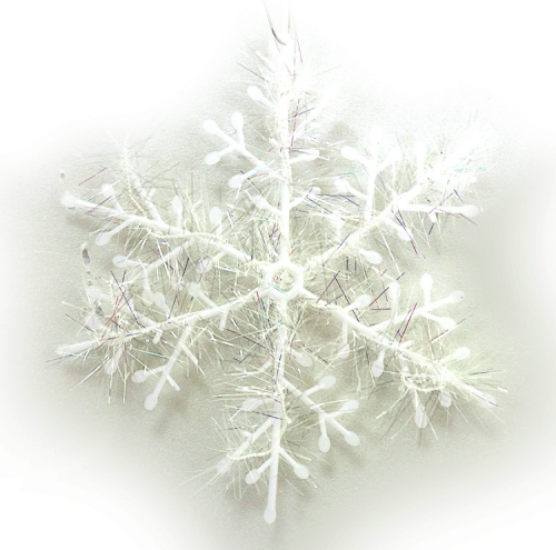 Набор декоративных снежинок 3 штуки 16 см  0645-16
