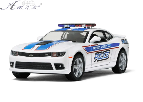 Машинка Kinsmart Chevrolet Camaro 2014 год Police  KT5383WFR 