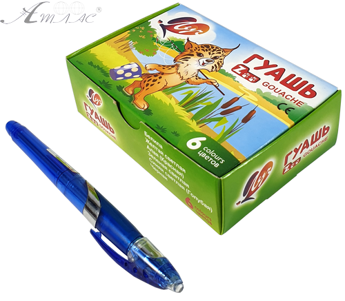 Гуашь набор Луч - Зоо Мини  6 цветов 15мл фото 4