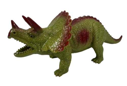 Игрушка силиконовая антистресс, Динозавр коричневый с гривой 18см 16754 Игрушка силиконовая антистресс, Динозавр коричневый с гривой 18см 16754