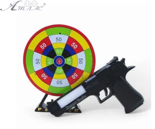 Іграшка Тир Пістолет лазерний з мішенню 19 см HY077A