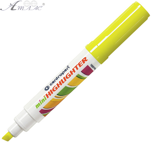 Маркер текстовый Centropen MINI Highlighter Желтый 8052/05  