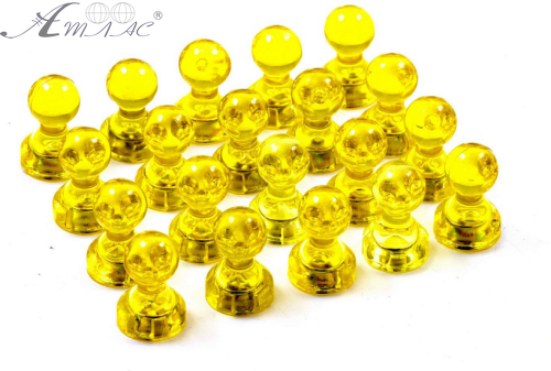 Магнит неодимимовый Пешка прозрачный для доски 16х11мм 1шт Желтый 06166 Магнит неодимимовый Пешка прозрачный для доски 16х11мм 1шт Желтый 06166