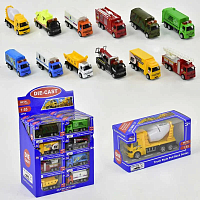 Машинка Модель Die Cast вантажівки мікс ТН638