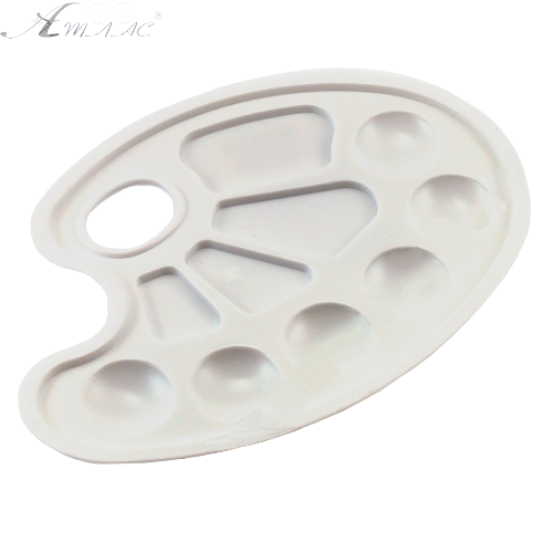 Палітра овальна № 1 супер-біла 23 х 17,5 см  AS-0018