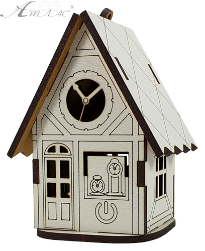 Домик с подсветкой № 11/3 свет - Желтая мерцающая свеча, сенсорный выключатель, МДФ AS-5519, Е-020 фото 2 Домик с подсветкой № 11/3 свет - Желтая мерцающая свеча, сенсорный выключатель, МДФ AS-5519, Е-020 фото 2