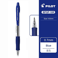 Ручка шариковая PILOT BPGP-10R  0,7 мм синяя автоматическая  01471