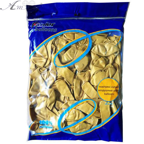 Шары воздушные 26 см золото 992152 Шары воздушные 26 см золото 992152