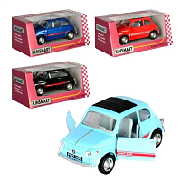 Машинка Kinsmart Fiat 500 інерційна метал  KT5004W
