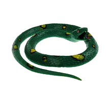 Игрушка силиконовая антистресс Змея зеленая  15404