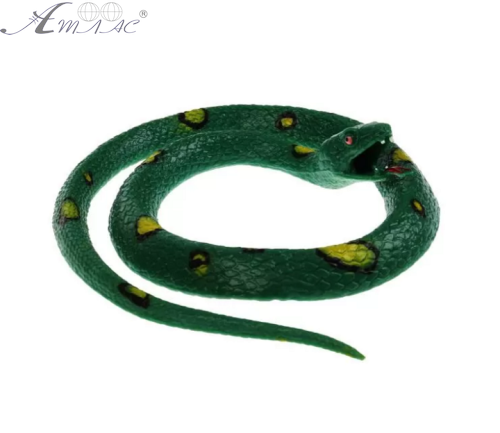 Іграшка силіконова антистрес Змія зелена  15404