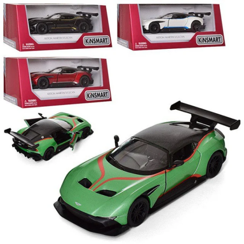 Машинка Kinsmart Aston Martin Vulcan с полосами  KT5407WF