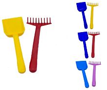 Іграшка Пластикова Лопатка та Граблі 18 см Максимус  М-1 