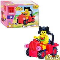 Іграшка Конструктор Brick Маленький туристичний автомобіль 34 деталі  1205