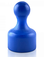 Магніт неодимовий Пішак для дошки 12х20мм 1 шт Синій  02417