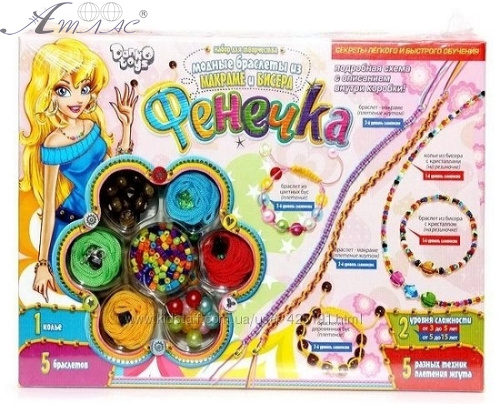 Набор для творчества "Фенечка" Danko Toys Ф6-М-1