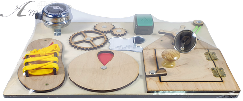 Бизиборд № 1 НЕ крашенный 33 х 22 см AS-7001 фото 3