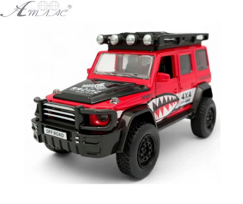 Машинка Die-CastCar Mercedes-Benz Gelandewagen 4х4 мікс  K147А фото 2