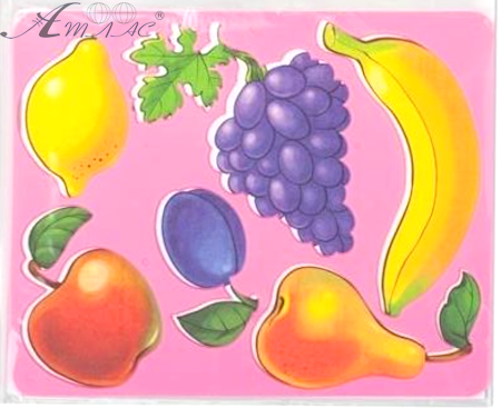Трафарет для детского творчества Луч "Фрукты" 9С 451-08 Трафарет для детского творчества Луч "Фрукты" 9С 451-08