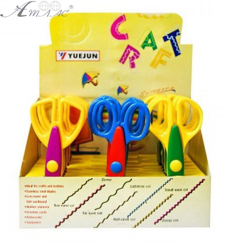 Ножницы с фигурным лезвием Yuejun 14 см 28008/24SP фото 2 Ножницы с фигурным лезвием Yuejun 14 см 28008/24SP фото 2