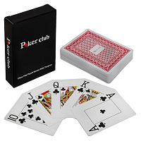 Карты игральные "Poker Club" пластиковые, 54 шт  15657