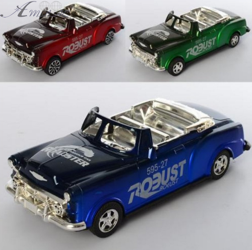 Іграшка машинка кабріолет пластик 20см у кульці  595-27