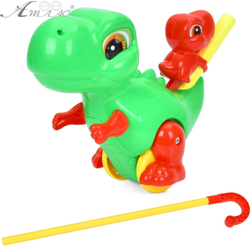 Іграшка Каталка Динозавр пластик 26 см 0536