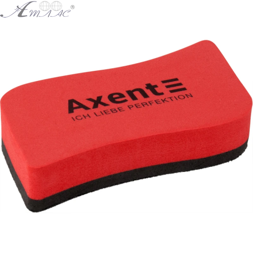 Губка для доски сухостирательная Axent Wave червона 11*5,7*2,2 см 9804-04-A Губка для доски сухостирательная Axent Wave червона 11*5,7*2,2 см 9804-04-A