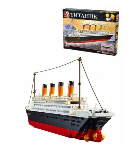 Конструктор Корабль Титаник 1012 деталей 61см  M38-B0577 фото 2