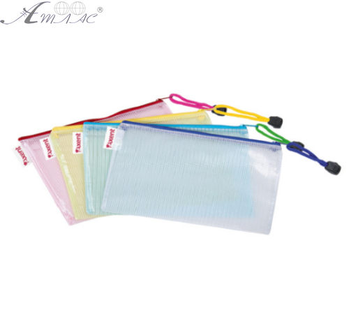 Папка на блискавці Axent напівпрозора DL мікс 1408-00-А