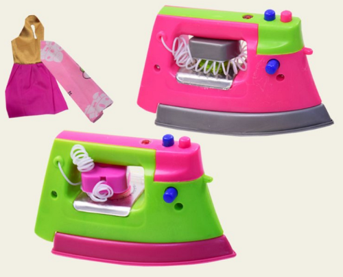 Игрушка Утюг детский с платьем 13 см  988В