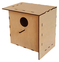 Шпаківня № 5 кубик, 23 х 19 х 23 см AS-4354