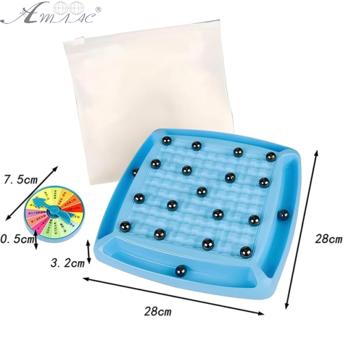 Игрушка Магнитные шашки 32 магнитных шарика  01975 фото 2