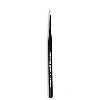 Кисть синтетичная круглая Synt.Toray № 4 чорный, толстая ручка 18 см 1211